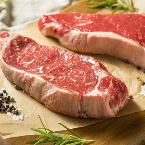Grass-Fed Beef New York Steak (boneless) – FarmFoods